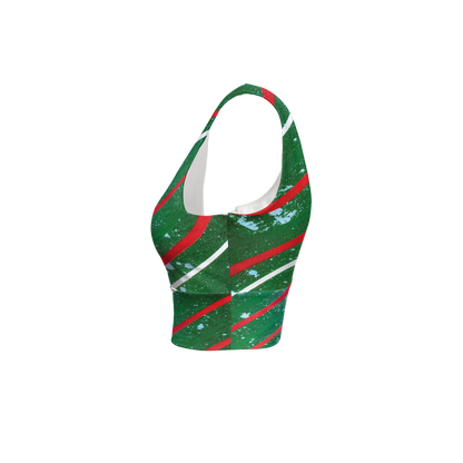 Gavin Scott Longline V-Shape-Back Sports Bra-Butter Soft Texture