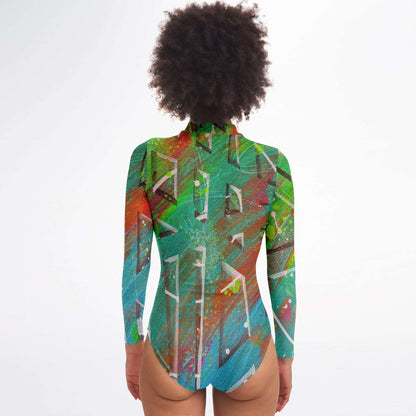 Gavin Scott Long Sleeve Festival Catsuit w/UPF 50+  (Femme XS-XL)