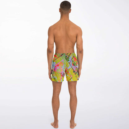 Gavin Scott Square Cut Swim Trunks (Masc XS-3XL)
