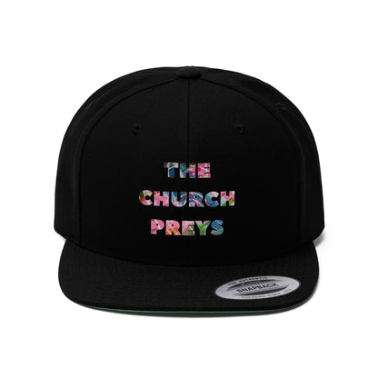 Gavin Scott "THE CHURCH PREYS" Flat Bill Hat