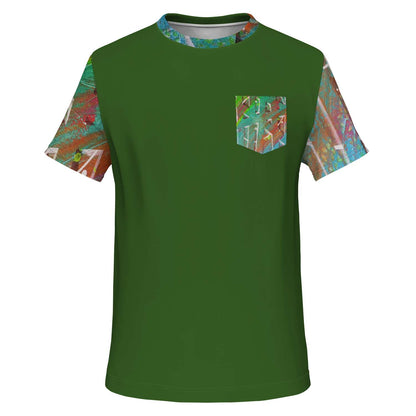 Gavin Scott Splash of Color Pocket Tee (Genderless XS-4XL)