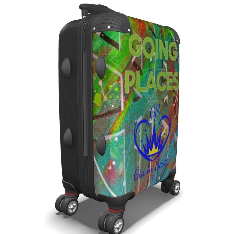 Gavin Scott Deluxe "GOING PLACES" Luxury Roller Luggage - Carry-On