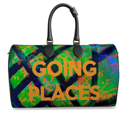 Gavin Scott Deluxe Leather GOING PLACES Duffel Bags