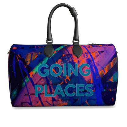 Gavin Scott Deluxe Leather GOING PLACES Duffel Bags