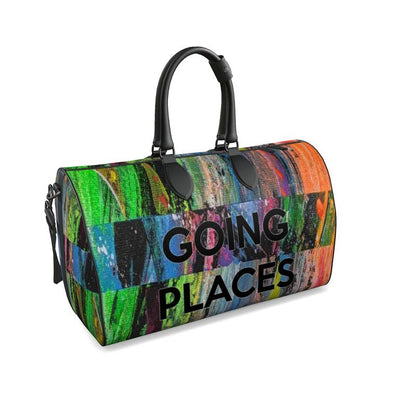 Gavin Scott Deluxe Leather GOING PLACES Duffel Bags