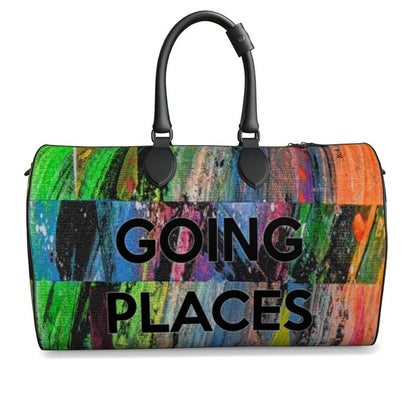 Gavin Scott Deluxe Leather GOING PLACES Duffel Bags