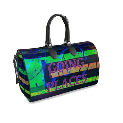 Gavin Scott Deluxe Leather GOING PLACES Duffel Bags