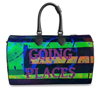 Gavin Scott Deluxe Leather GOING PLACES Duffel Bags