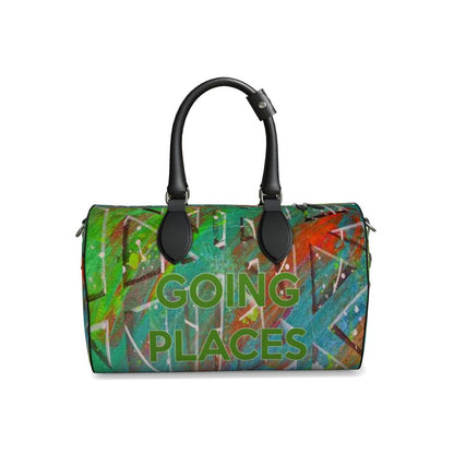 Gavin Scott Deluxe Leather GOING PLACES Duffel Bags
