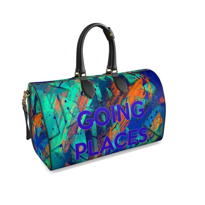 Gavin Scott Deluxe Leather GOING PLACES Duffel Bags