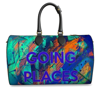 Gavin Scott Deluxe Leather GOING PLACES Duffel Bags