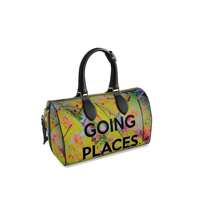 Gavin Scott Deluxe Leather GOING PLACES Duffel Bags