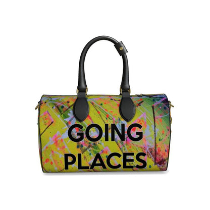 Gavin Scott Deluxe Leather GOING PLACES Duffel Bags