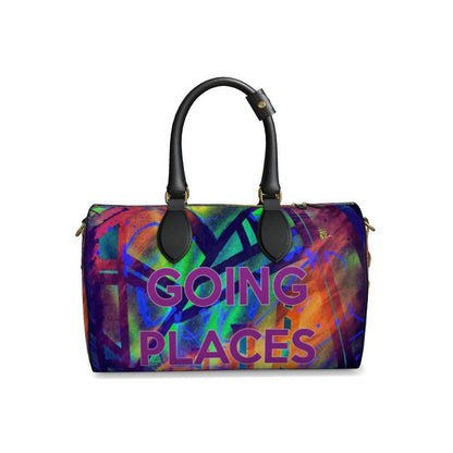 Gavin Scott Deluxe Leather GOING PLACES Duffel Bags