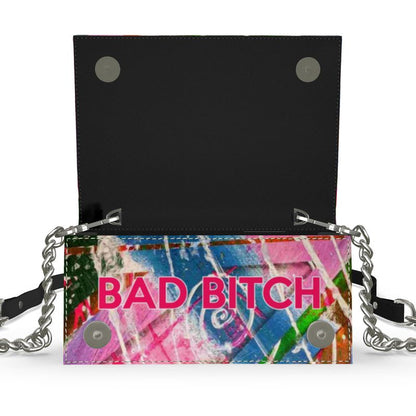 Gavin Scott 100% Genuine Nappa Leather BAD BITCH Evening Bag