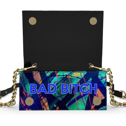 Gavin Scott 100% Genuine Nappa Leather BAD BITCH Evening Bag