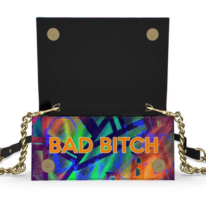 Gavin Scott 100% Genuine Nappa Leather BAD BITCH Evening Bag
