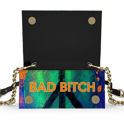 Gavin Scott 100% Genuine Nappa Leather BAD BITCH Evening Bag