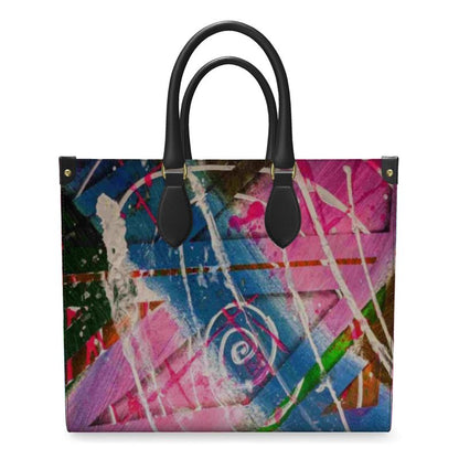 Gavin Scott 100% Genuine Nappa Leather Shopping Tote (2 Size Options)