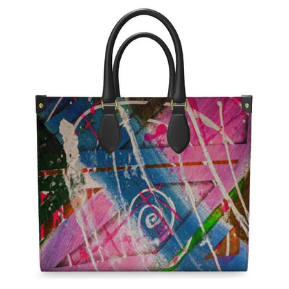 Gavin Scott 100% Genuine Nappa Leather Shopping Tote (2 Size Options)