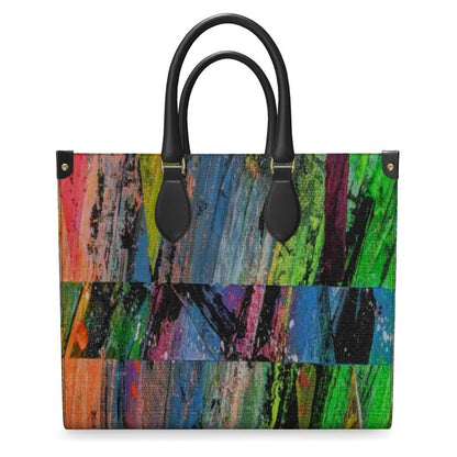 Gavin Scott 100% Genuine Nappa Leather Shopping Tote (2 Size Options)