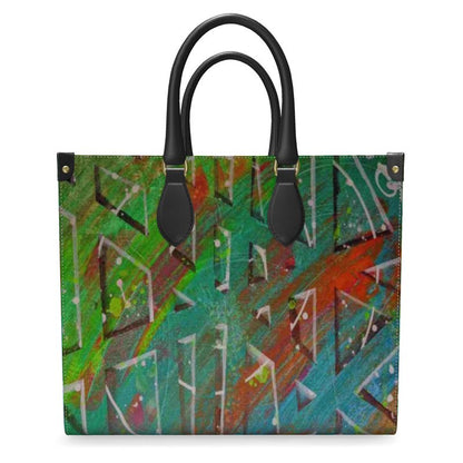 Gavin Scott 100% Genuine Nappa Leather Shopping Tote (2 Size Options)