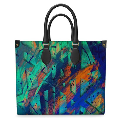 Gavin Scott 100% Genuine Nappa Leather Shopping Tote (2 Size Options)