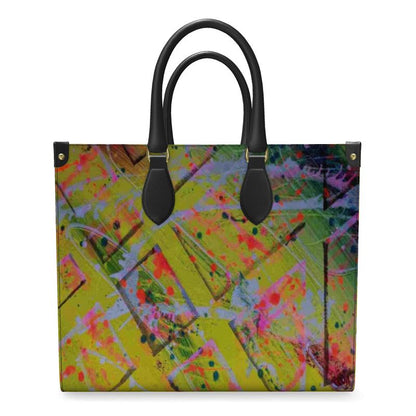 Gavin Scott 100% Genuine Nappa Leather Shopping Tote (2 Size Options)