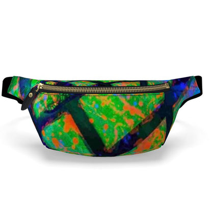 Gavin Scott 100% Genuine Nappa Leather Bum Bag / Fanny Pack / Crossbody Bag