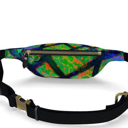 Gavin Scott 100% Genuine Nappa Leather Bum Bag / Fanny Pack / Crossbody Bag