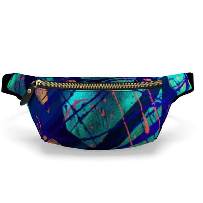 Gavin Scott 100% Genuine Nappa Leather Bum Bag / Fanny Pack / Crossbody Bag