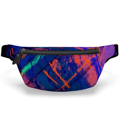 Gavin Scott 100% Genuine Nappa Leather Bum Bag / Fanny Pack / Crossbody Bag