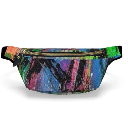 Gavin Scott 100% Genuine Nappa Leather Bum Bag / Fanny Pack / Crossbody Bag