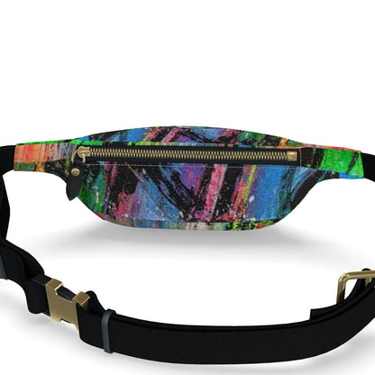 Gavin Scott 100% Genuine Nappa Leather Bum Bag / Fanny Pack / Crossbody Bag