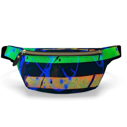 Gavin Scott 100% Genuine Nappa Leather Bum Bag / Fanny Pack / Crossbody Bag