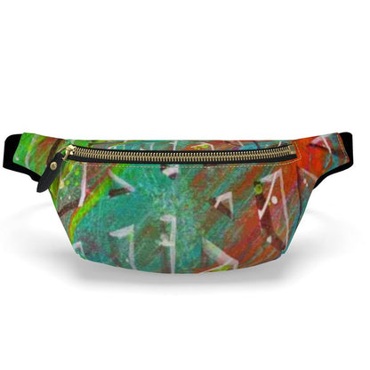 Gavin Scott 100% Genuine Nappa Leather Bum Bag / Fanny Pack / Crossbody Bag