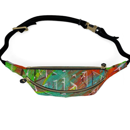 Gavin Scott 100% Genuine Nappa Leather Bum Bag / Fanny Pack / Crossbody Bag