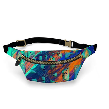 Gavin Scott 100% Genuine Nappa Leather Bum Bag / Fanny Pack / Crossbody Bag