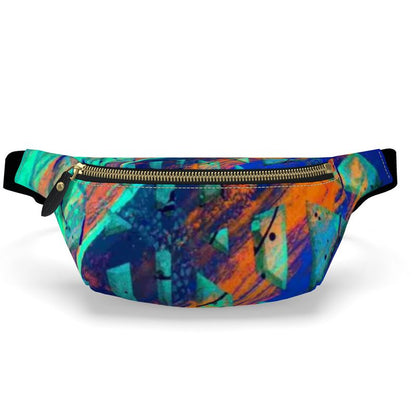 Gavin Scott 100% Genuine Nappa Leather Bum Bag / Fanny Pack / Crossbody Bag