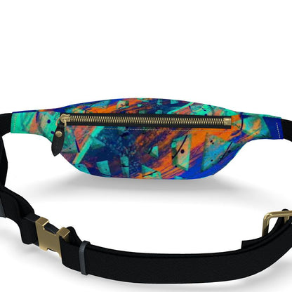 Gavin Scott 100% Genuine Nappa Leather Bum Bag / Fanny Pack / Crossbody Bag