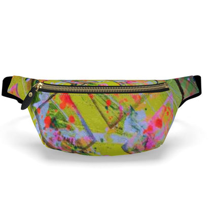 Gavin Scott 100% Genuine Nappa Leather Bum Bag / Fanny Pack / Crossbody Bag