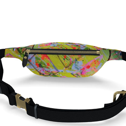 Gavin Scott 100% Genuine Nappa Leather Bum Bag / Fanny Pack / Crossbody Bag