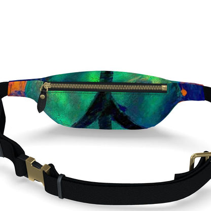 Gavin Scott 100% Genuine Nappa Leather Bum Bag / Fanny Pack / Crossbody Bag