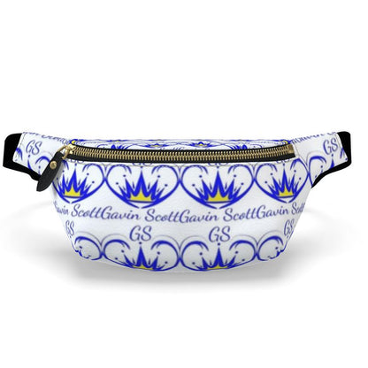 Gavin Scott ICONIC 100% Genuine Nappa Leather Bum Bag / Fanny Pack / Crossbody Bag