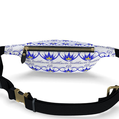 Gavin Scott ICONIC 100% Genuine Nappa Leather Bum Bag / Fanny Pack / Crossbody Bag