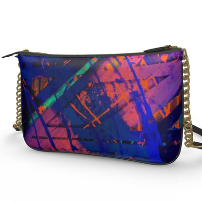 Gavin Scott Deluxe Leather Double Zip Pouchette