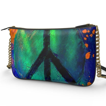 Gavin Scott Deluxe Leather Double Zip Pouchette