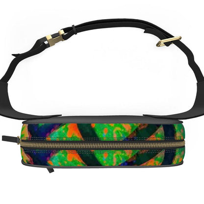 Gavin Scott 100% Genuine Nappa Leather Belt Bag w/ Front Zip Pocket