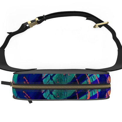 Gavin Scott 100% Genuine Nappa Leather Belt Bag w/ Front Zip Pocket