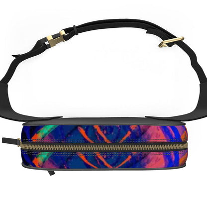 Gavin Scott 100% Genuine Nappa Leather Belt Bag w/ Front Zip Pocket